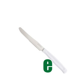 COLTELLO TAVOLA MANICO PLASTICA BIANCO X 6 PEZZI