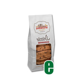 BISCOTTI RICCIOLI CON GOCCE DI CIOCCOLATO PINAFORTI GR750