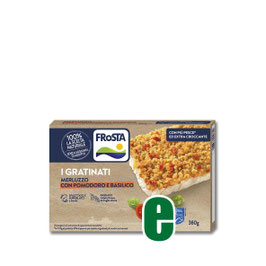 I GRATINATII MERLUZZO CON POMODORO E BASILICO GR 360