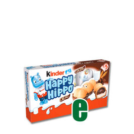 HAPPY HIPPO BISCUIT CACAO  X 5 KINDER GR 103