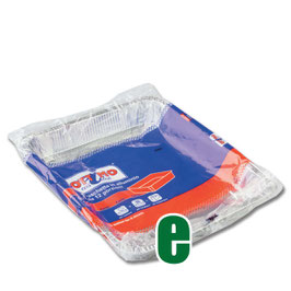 2 VASCHETTE ALLUMINIO 12 PORZIONE OTTIMO