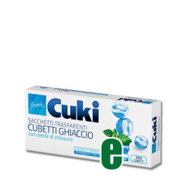 SACCHETTI CUBETTI GHIACCIO PZ 10 ( 280 CUBETTI ) CUKI