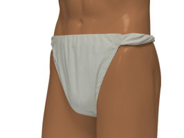 祭りふんどし･締め込みパンツ［白］