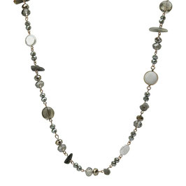 The Moshi Schmuck Halskette Nicole, grau