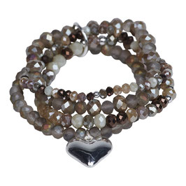 The Moshi Schmuck Armband Violet, taupe/silber