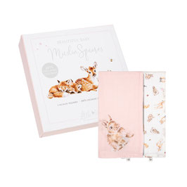 Wrendale Designs 2 Baby-Nuscheli "Little Forest"