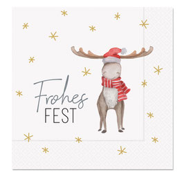 Servietten "Frohes Fest"