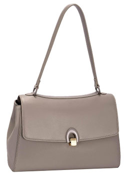 David Jones Umhängetasche mit Klappdeckel, taupe