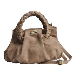 The Moshi Leder Handtasche Greta, taupe antique