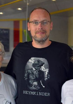 Herren Shirt "Echse" schwarz