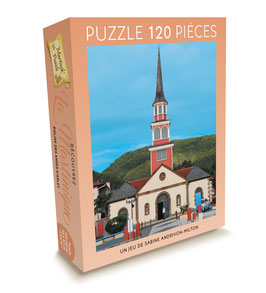 Puzzle 120 pièces "l'église des Anses d'Arlet"