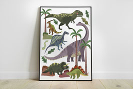 Poster - Dinosaurier