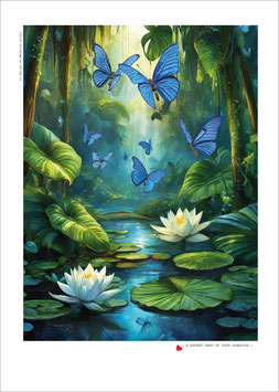 A SECRET PART OF YOUR PARADISE  - Art Postcard A5 -  Bestellnummer PK 26/07