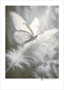 I'M HAPPY TO SEE YOU AGAIN  - Art Postcard A5 -  Bestellnummer PK 26/10