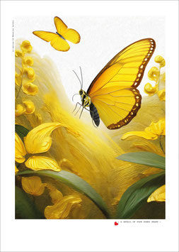 A DETAIL OF YOUR SUNNY HEART  - Art Postcard A5 -  Bestellnummer PK 26/09