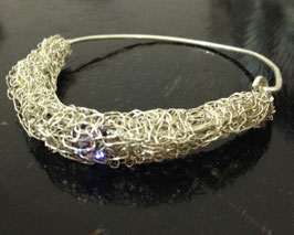 Knitted bangle
