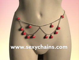 Heupketting Pompoms
