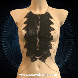 Body Chain Black Lace