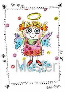 Klapp Karte Grösse A5