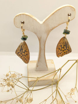 Boucle d'oreille - aile de papillon