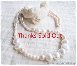★Necklace ~ Water Pearl／Queen Conch Shell
