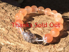 ★Bracelet ~ Cacoxenite in Quartz etc・・・