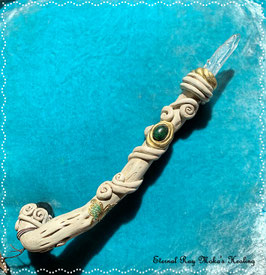 ★Lemurian Pure Ray Roots quartz 2A & Maw sit sit & Rainbow　crystal