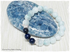 ★Bracelet ~ Ice Larimar & Lapis Lazuli