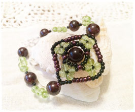★Bracelet　 ~　Peridot & Garnet