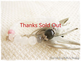 ★Bracelet ~ Labradorite／White Labradorite／Rhodochrosite／Morganite