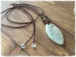 ★Makurame Necklace ~ 翡翠（ミャンマー産）