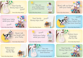 Early Literacy Sticker Packets -- 20 Sheets