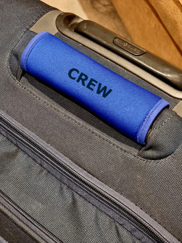 handvat wrap royal blue met CREW donkerblauw