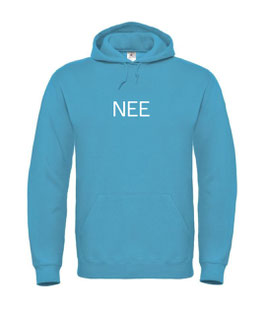 OPDRUK alleen tekst "NEE"