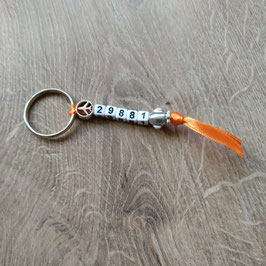 don't touch my stuff keychain SENIOR plain