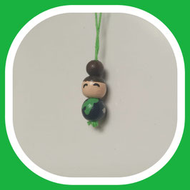 poppetje STEWARDESS groen
