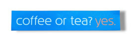 COFFEE OR TEA? YES. sticker