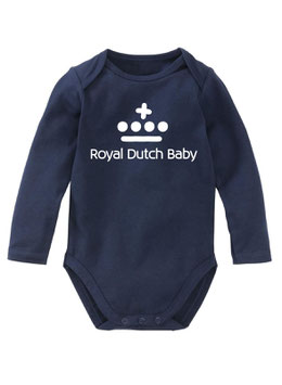 romper donkerblauw met NOA LIGHT font opdruk 86-92