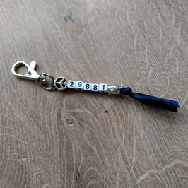 DON'T TOUCH MY STUFF KEYCHAIN STEWARD met lobster claw