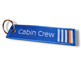 Cabin Crew keychain Senior Purser vrouw