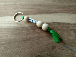 3-lettercode sleutelhanger STESSIE green