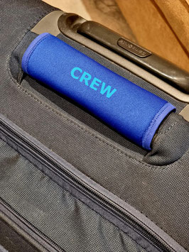 handvat wrap royal blue met CREW lichtblauw