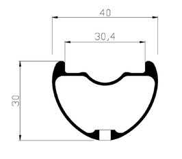 numbernine Carbonfelge EN-40 Evo