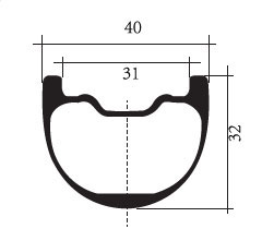 numbernine Carbonfelge DH-40