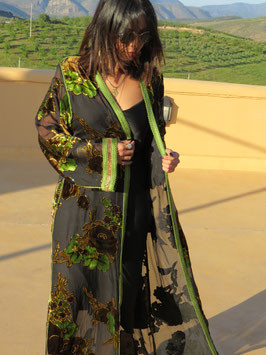 Kaftan Duster in Green