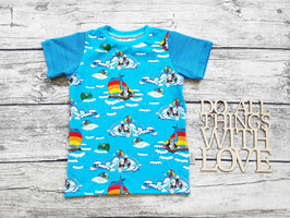 T-Shirt Pauli der kleine Maulwurf Segelboot - Größe 110