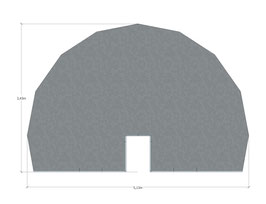 Lavvu-Tarp, pure cotton