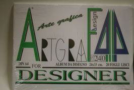 Album da disegno Artgraf 20 fogli lisci