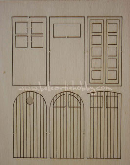 Sagome pretagliate per miniature