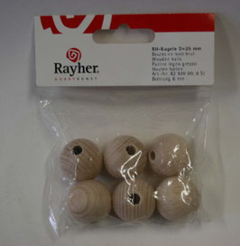 Palline legno grezzo Rayer
